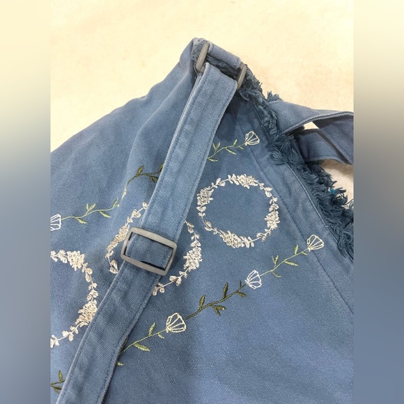 Blue Embroidered Tote Bag - Picture 4 of 13